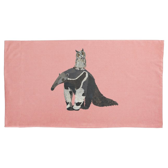 TAMANDUA & EULE KISSENBEZUG (Vorderseite)
