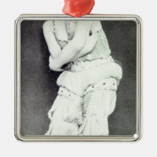Tamara Karsavina in der Rolle von Zobeide Ornament Aus Metall