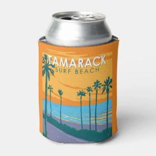 Tamarack Surf Beach California Reise Kunst Vintage Dosenkühler