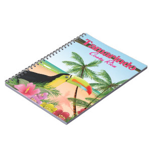 Tamarindo Costa Rica Strandurlaub Poster Notizblock