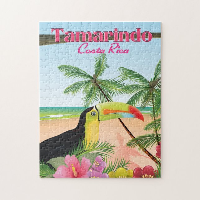 Tamarindo Costa Rica Strandurlaub Poster Puzzle (Vertikal)