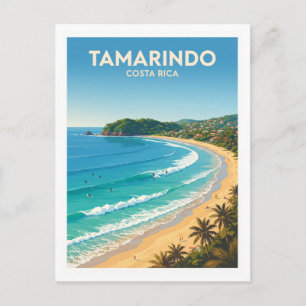 Tamarindo Strand Surfspot Costa Rica Reise Postkarte