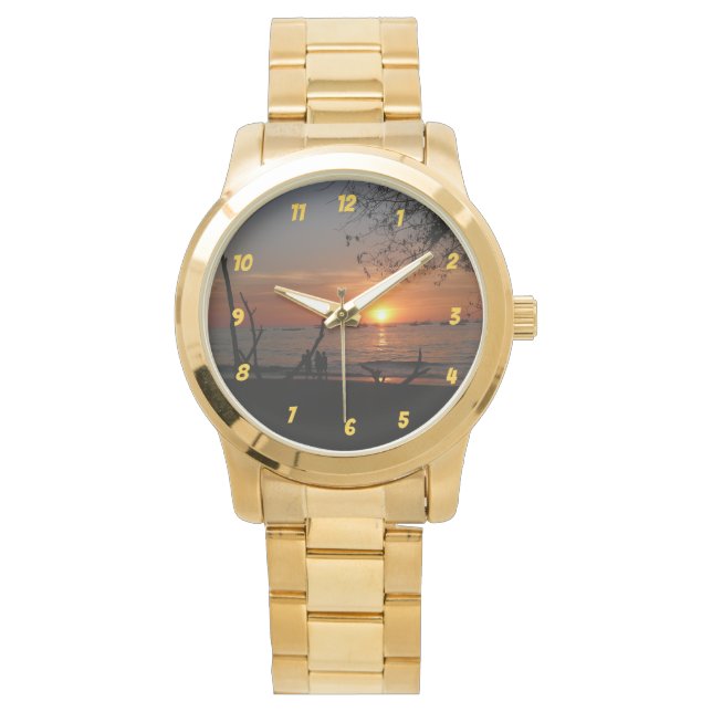 Tamarindo Sunset Armbanduhr (Vorderseite)