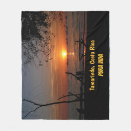 Tamarindo Sunset Fleecedecke