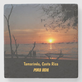 Tamarindo Sunset Steinuntersetzer