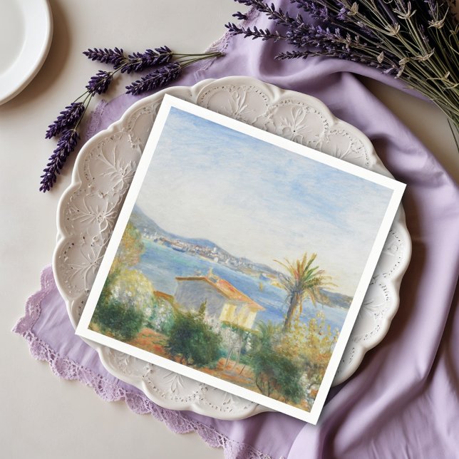 Tamaris, Frankreich, von Auguste Renoir Serviette (Von Creator hochgeladen)