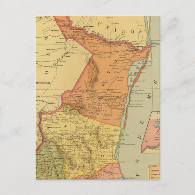 Tamaulipas Postkarte (Vorderseite)