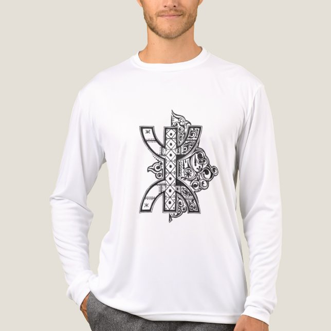 Tamazight💀 Tri-Blend Shirt (Vorderseite)