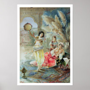 Tambourine (mit g/c auf Papier) Poster