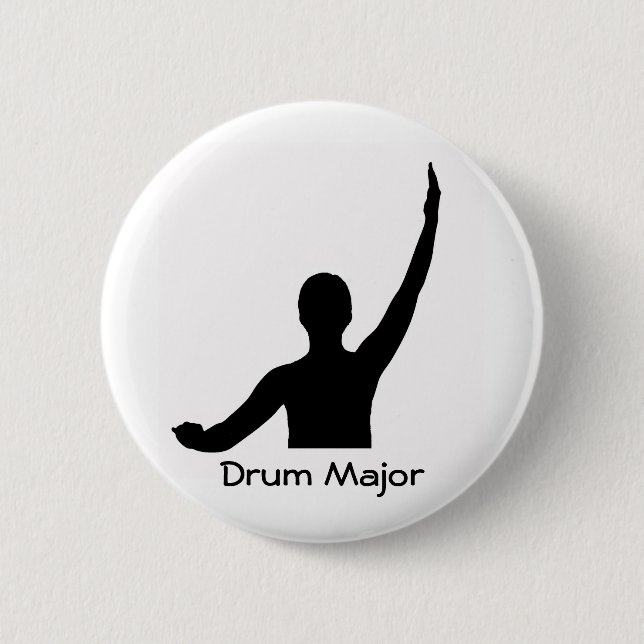 Tambourmajor Button (Vorderseite)
