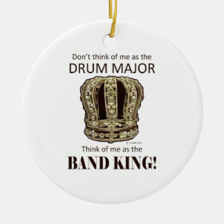 Tambourmajor König Keramik Ornament