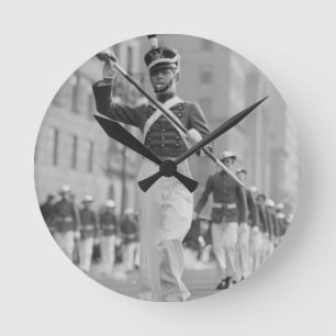 Tambourmajor Runde Wanduhr