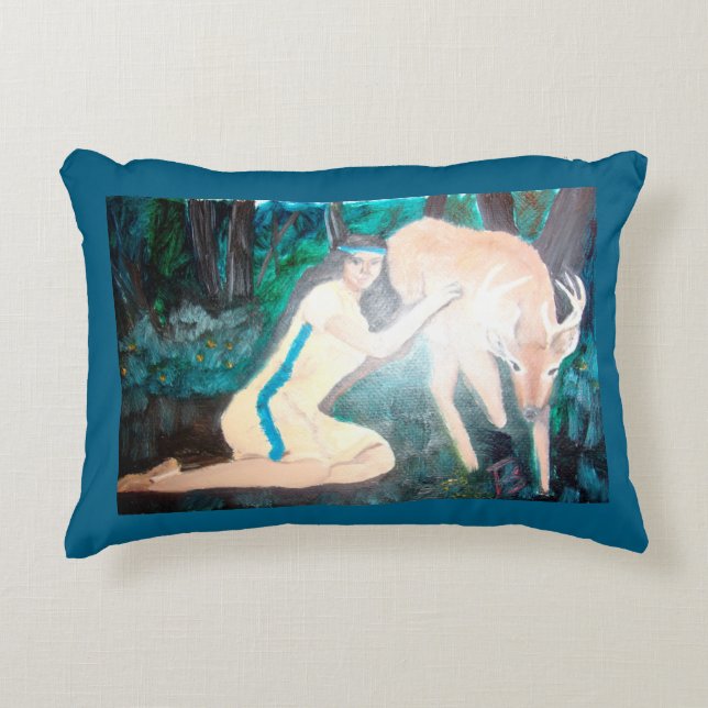 Tame Deer Accent Pillow Dekokissen (Vorderseite)