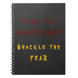 Tame the Nightmare Spiral Foto Notebook Notizblock