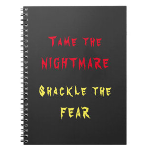 Tame the Nightmare Spiral Foto Notebook Notizblock