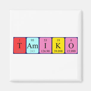 Tamiko Periodenmagnet Magnet