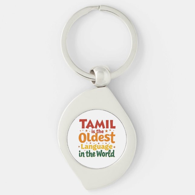 Tamil, die älteste Sprache Schlüsselanhänger (Vorderseite)