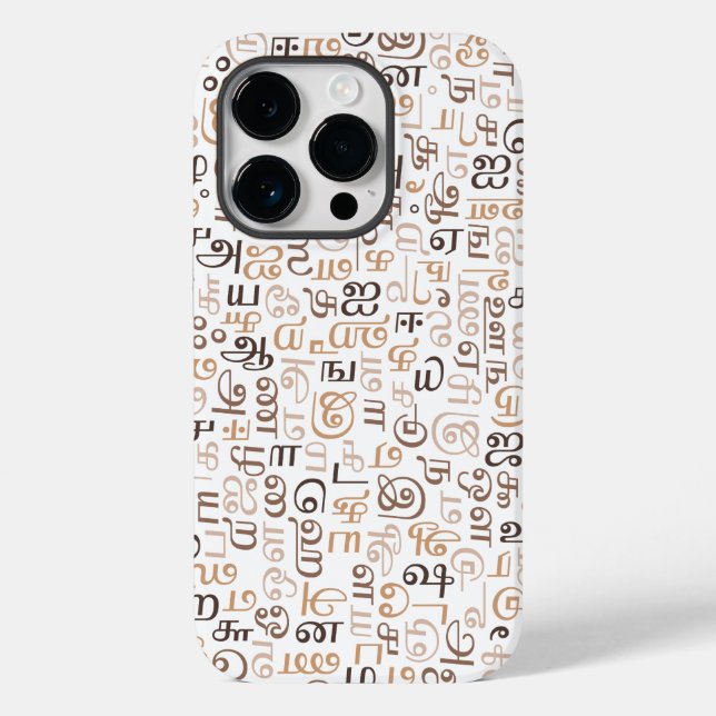 Tamil Script Case-Mate iPhone Hülle (Rückseite)
