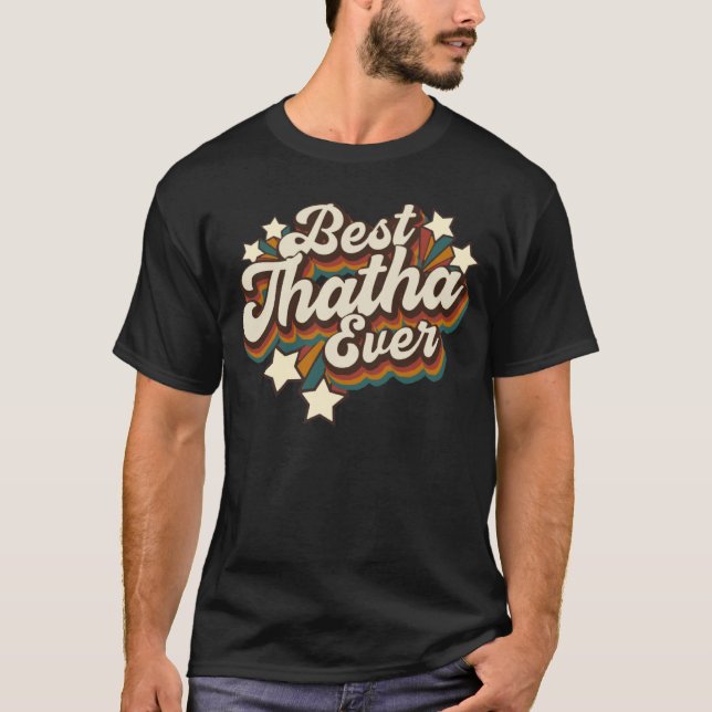 Tamil Thatha Grandpa Best Thatha jemals T-Shirt (Vorderseite)