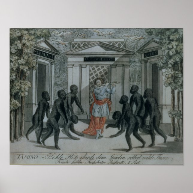 Tamino spielt die magische Flöte Poster (Vorne)