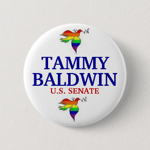 Tammy Baldwin FÜR SENAT Button