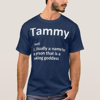 TAMMY Definition Personalisiert Name Funny Gift T-Shirt