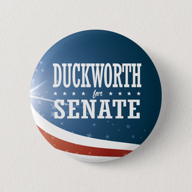 Tammy Duckworth für Senat 2016 Button (Vorderseite)