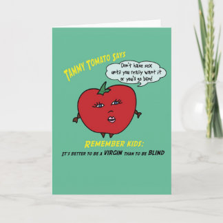 Tammy Tomato Greeting Card Karte