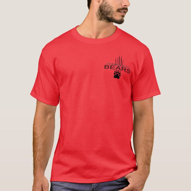 Tampa Bay Bears Muskel T RED T-Shirt (Vorderseite)