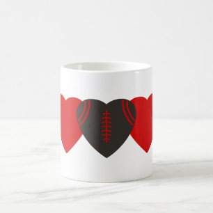 Tampa Bay Buccaneers Football Herzdesign Kaffeetasse