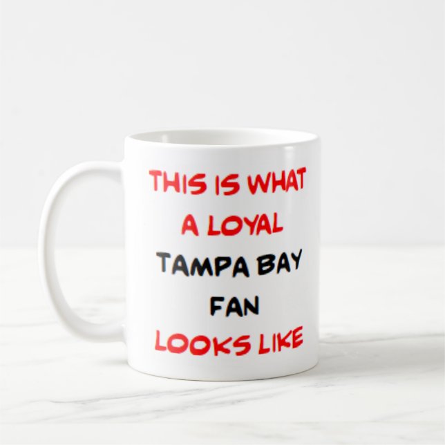 Tampa Bay Fan, treu Kaffeetasse (Links)