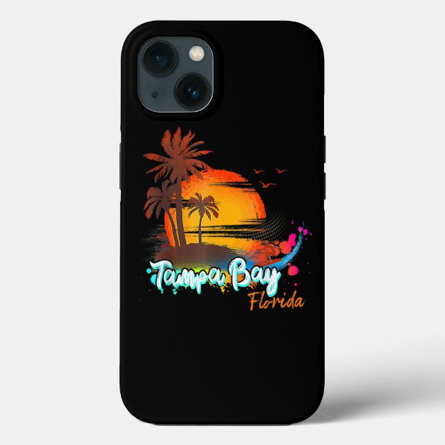 Tampa Bay Florida Beach Summer Vacation Palm Trees Case-Mate iPhone Hülle (Rückseite)