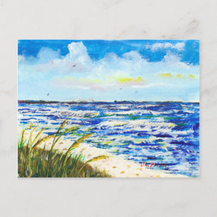 Tampa Bay Florida Beach Sunshine Skyway Bridge Postkarte