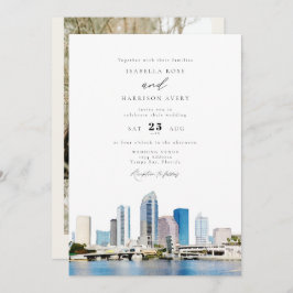 TAMPA BAY Florida Reiseziel Skyline Einladung