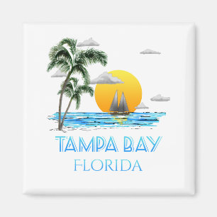 Tampa Bay Florida Sailing Magnet