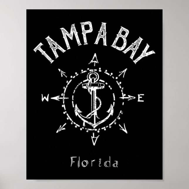Tampa Bay Florida Sailing Poster (Vorne)