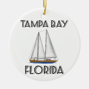 Tampa Bay Florida Segeln Keramik Ornament