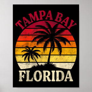 Tampa Bay Florida Strand Tropischer Sommer Palmen Poster