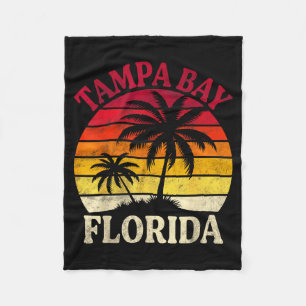 Tampa Bay Florida Strand Tropischer Sommer Palmenb Fleecedecke