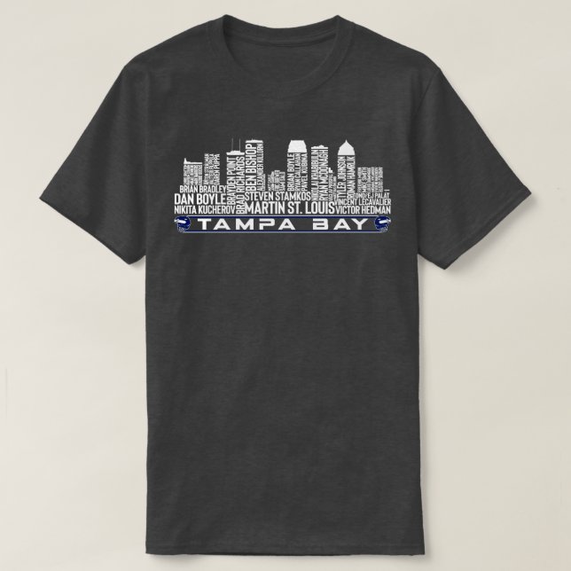 Tampa Bay Hockey Team All Time Legends Tampa Bay S T-Shirt (Design vorne)