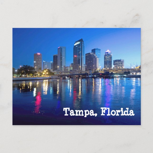 Tampa Bay im Morgengrauen Postkarte (Vorderseite)