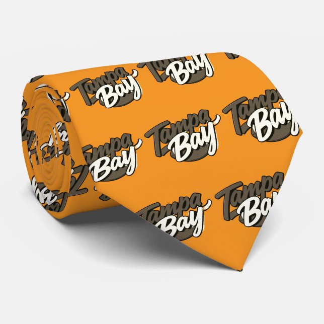 Tampa Bay Neck Tie Krawatte (Gerollt)