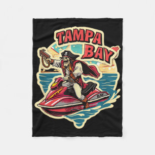 Tampa Bay Pirat Florida Jetski Bootfahren Lustig G Fleecedecke