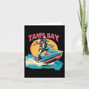 Tampa Bay Pirate Florida Jetski Boating Funny Gasp Karte