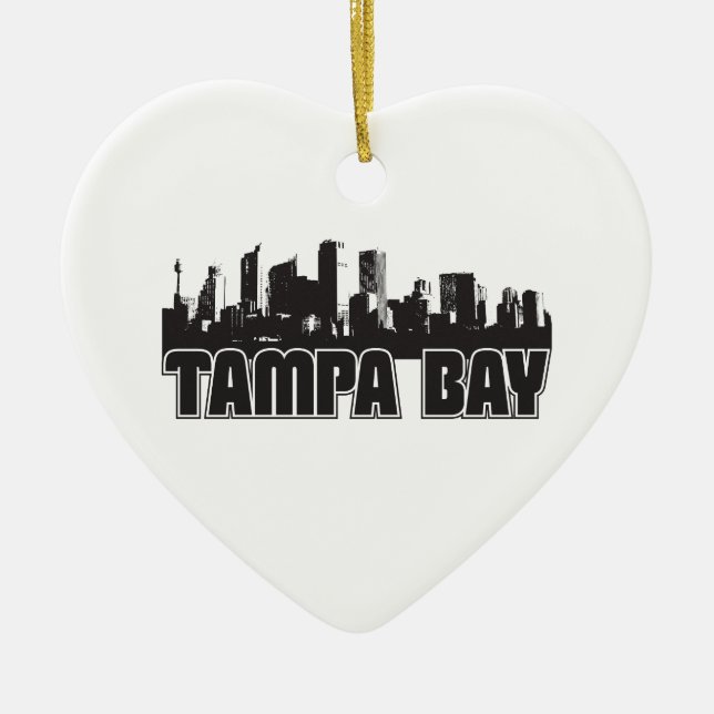 Tampa Bay Skyline Keramikornament (Vorne)