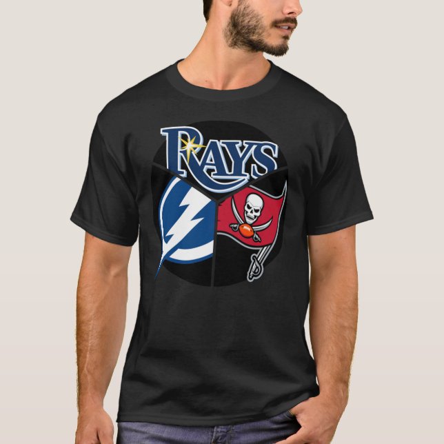 Tampa Bay Sports Teams TriQuad Wesentlichen T-Shir T-Shirt (Vorderseite)