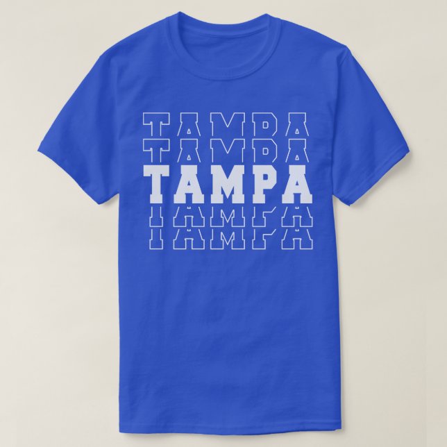 Tampa City Florida Tampa FL 1 T-Shirt (Design vorne)