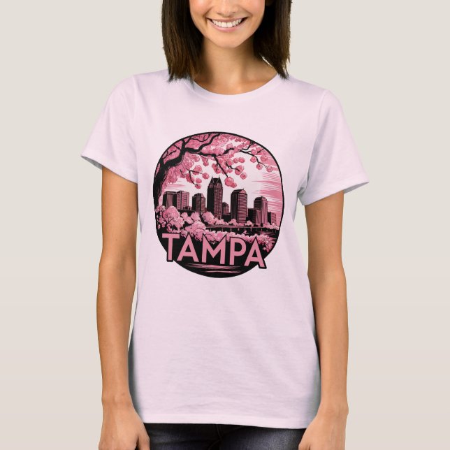 Tampa City Florida USA T-Shirt (Vorderseite)