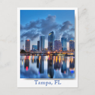 Tampa Downtown, Florida USA Postcard Postkarte