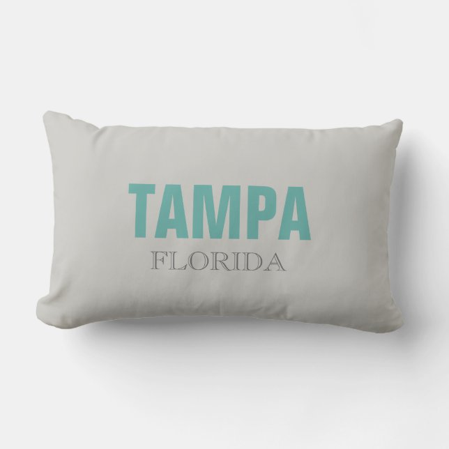 Tampa Florida Beach Throw Kissen (Vorderseite)